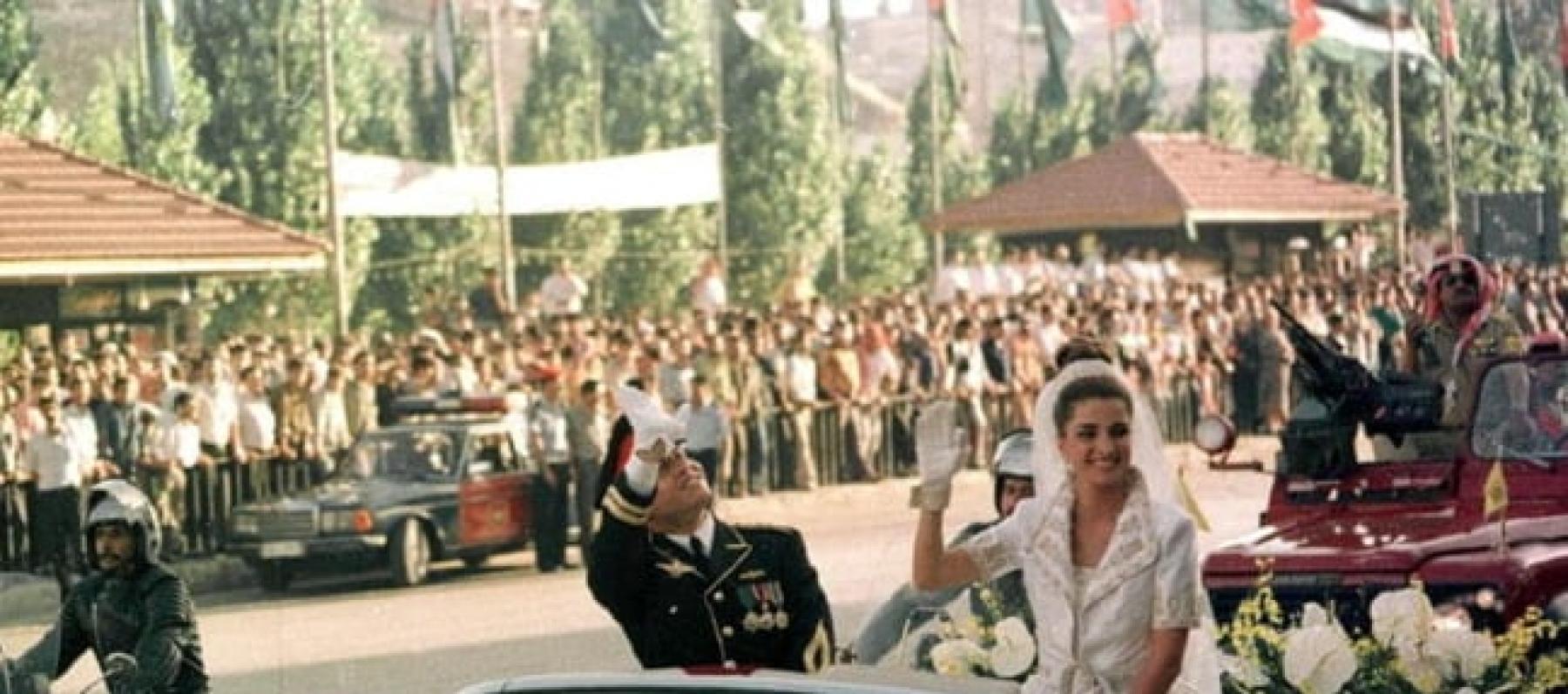لقطات من الموكب الاحمر لحفل زفاف الملك عبد الله الثاني 