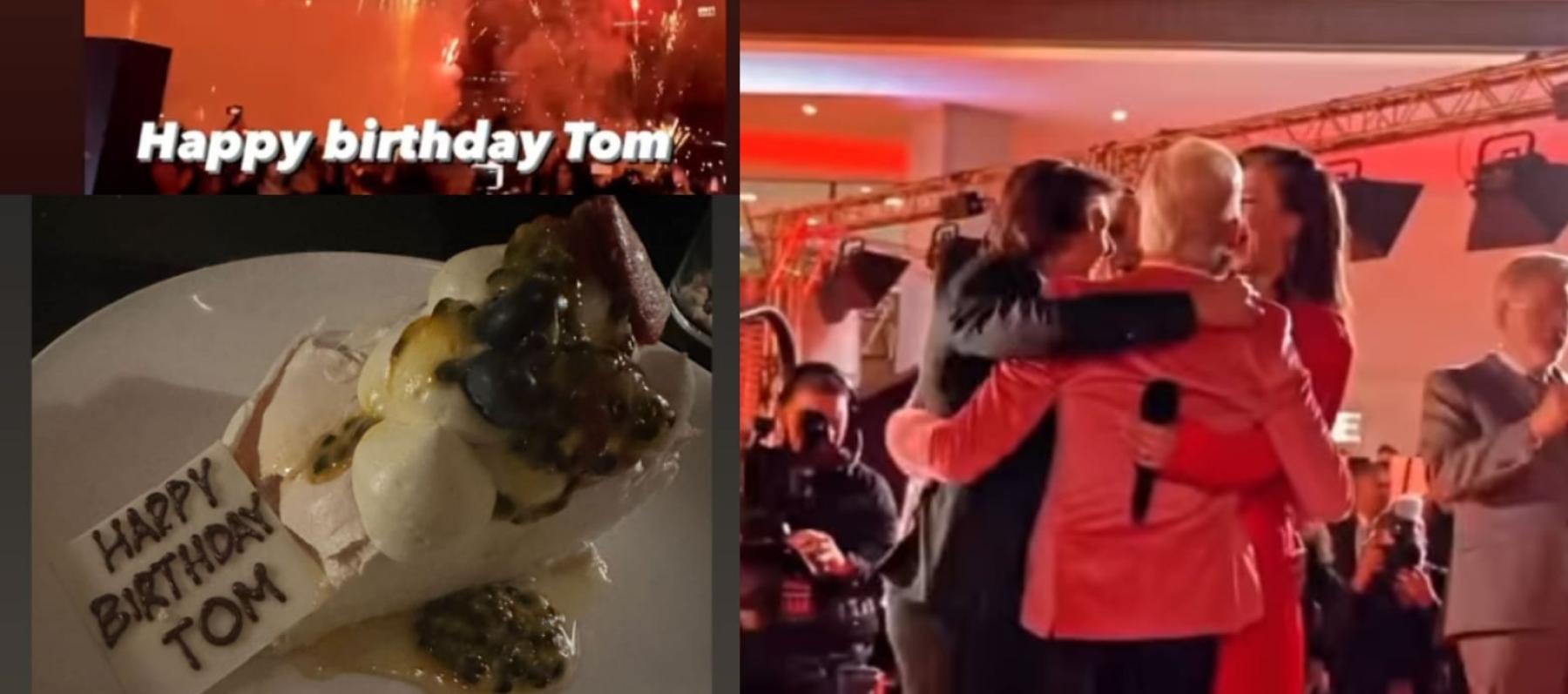 توم كروز يحتفل بعيد ميلاده في سيدني- الصور من فيديوهات شاركتها هايلي أتويل@wellhayley