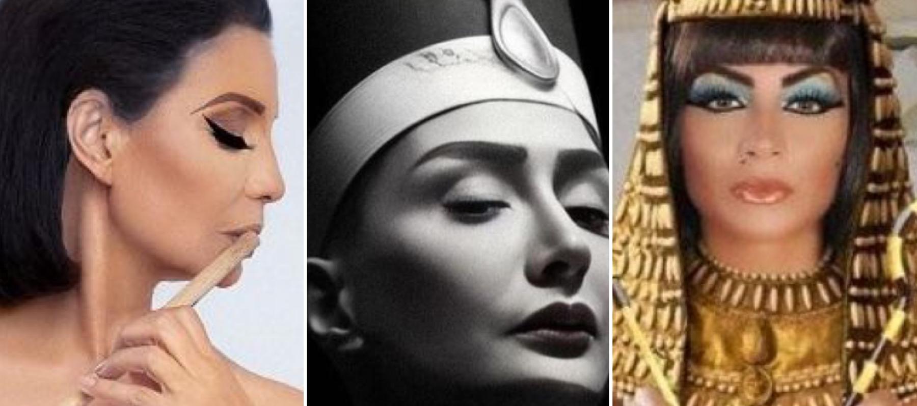 إطلالات المشاهير بـ "اللوك" الفرعوني - مصدر الصور إنستغرام