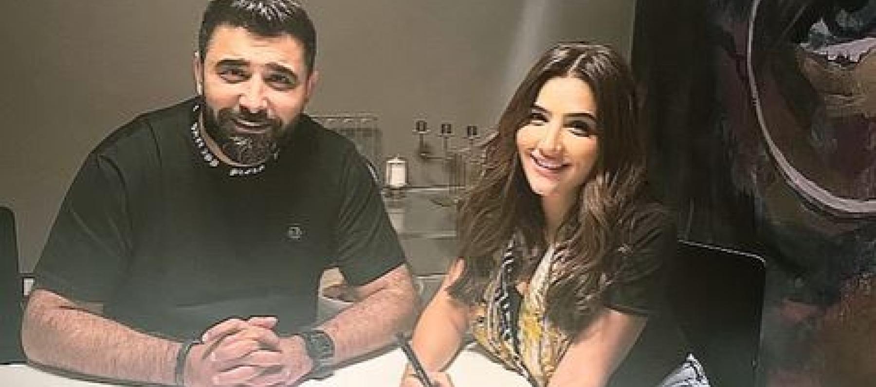 مي عمر وسيف العريبي - صورة من إنستقرام