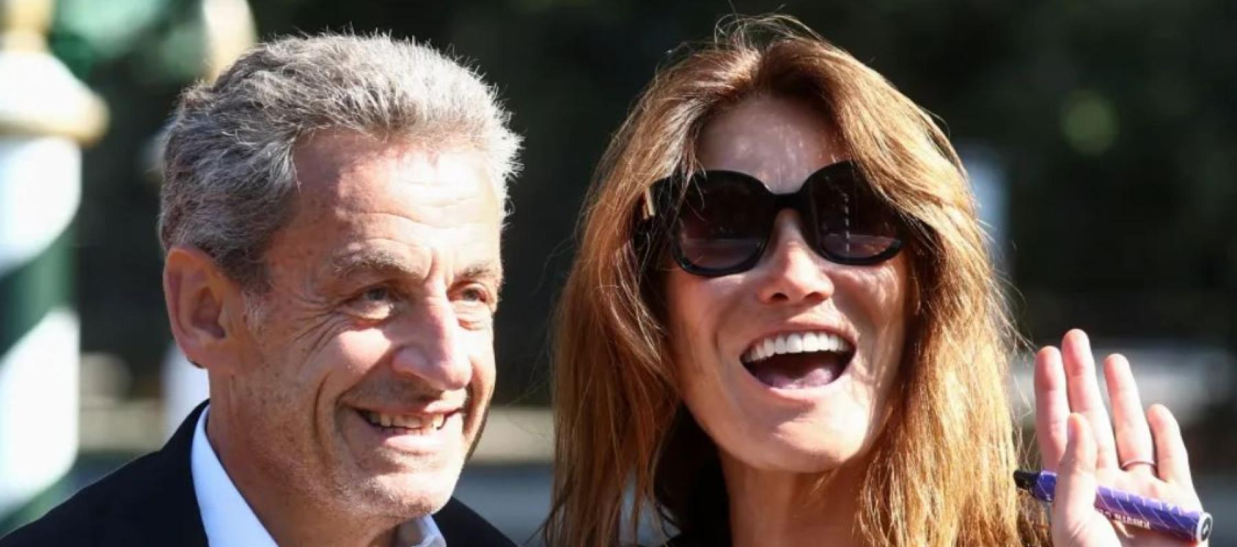 نيكولا ساركوزي وزوجته كارلا بروني - صورة من غوغل