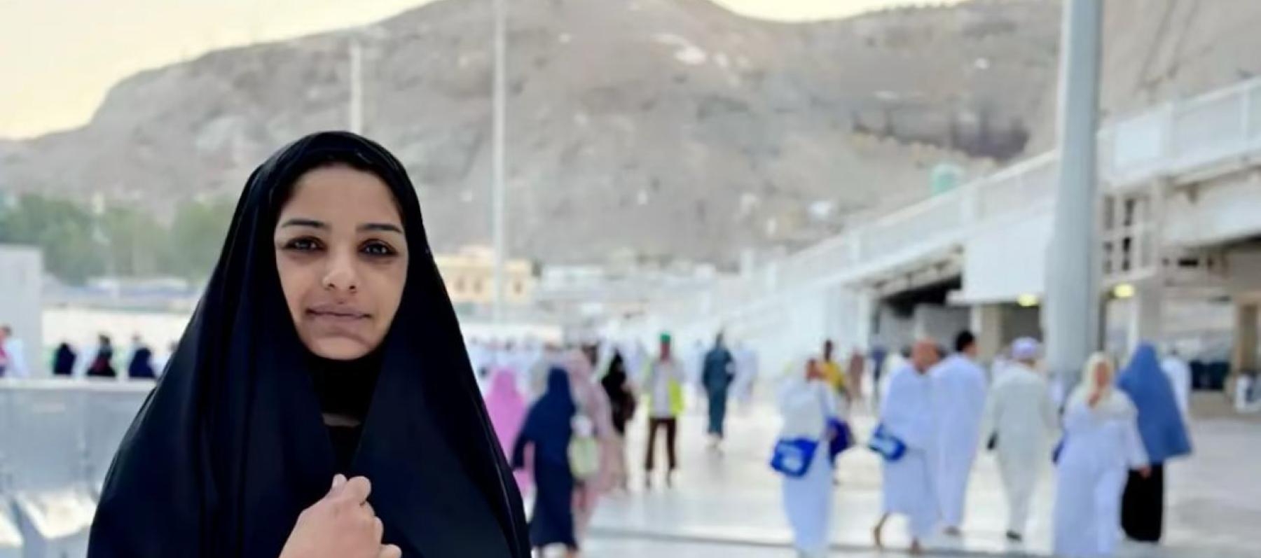 مرام البلوشي في أول ظهور لها بعد أزمتها الصحية - صورة معدلة