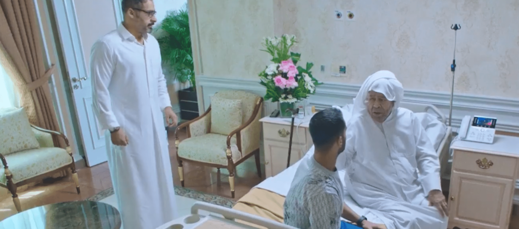 يس عبدالملك خروج ياسين من المشفى
