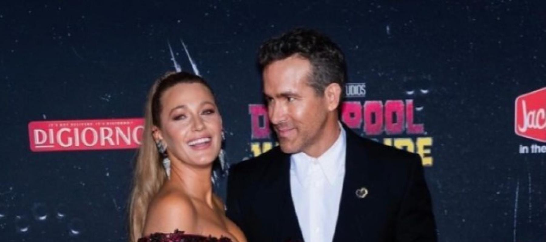 ريان رينولدز  و بليك ليفلي - صورة من حساب Blake Lively على إنستقرام