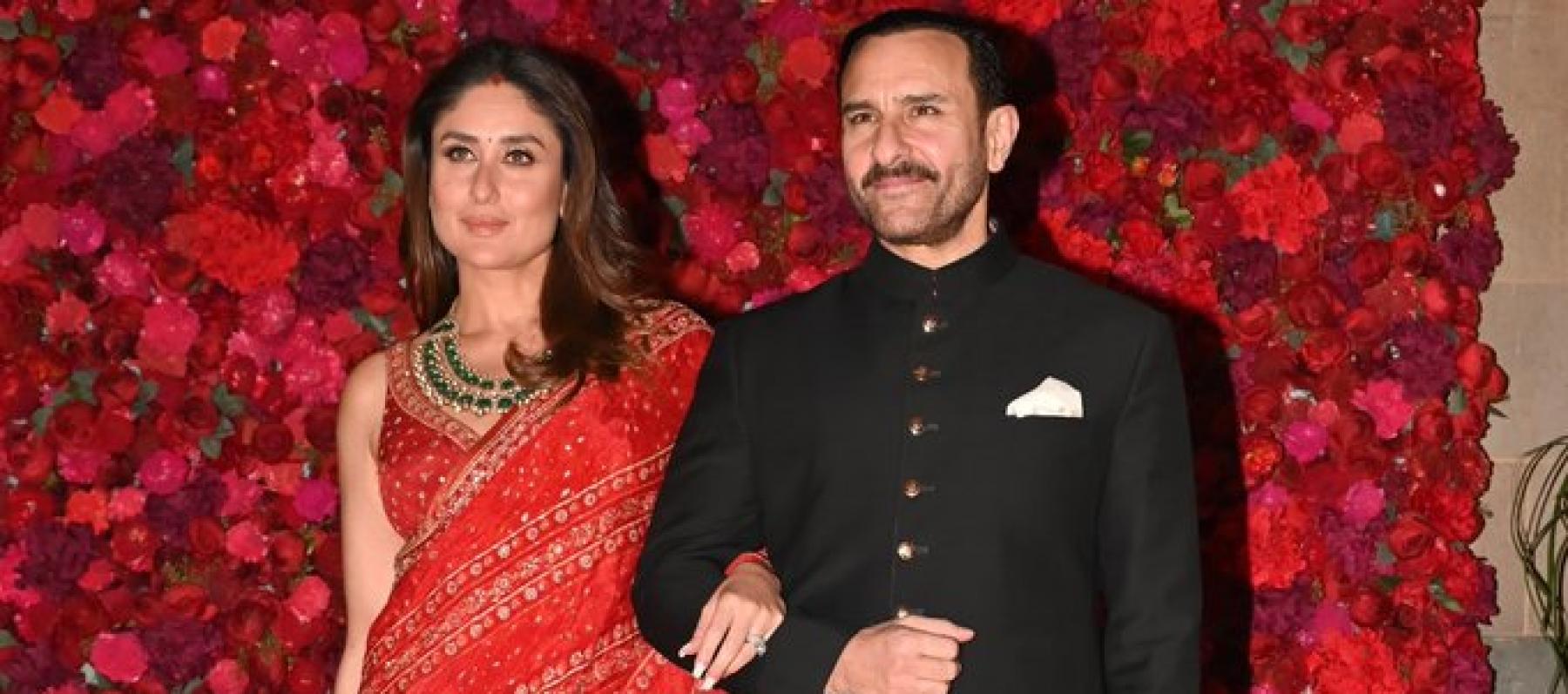 كارينا كابور Kareena Kapoor و سيف علي خان Saif Ali Khan -  زفاف آدار جاين Aadar Jain و أليكها أدفاني Alekha Advani