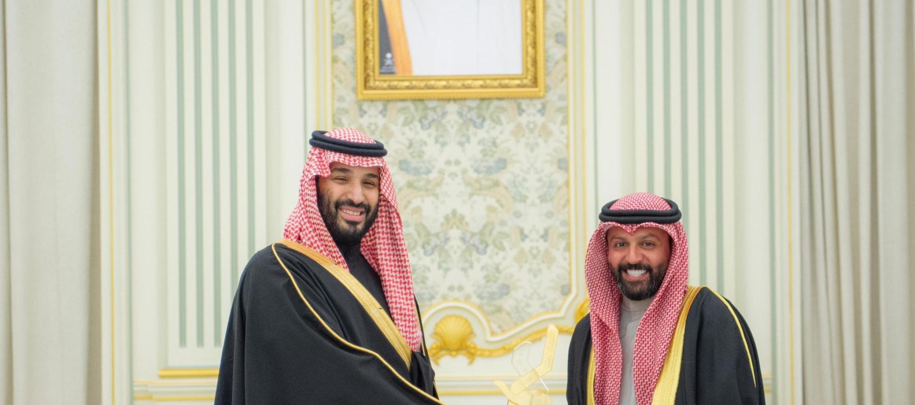  الأمير محمد بن سلمان و يعقوب بو شهري