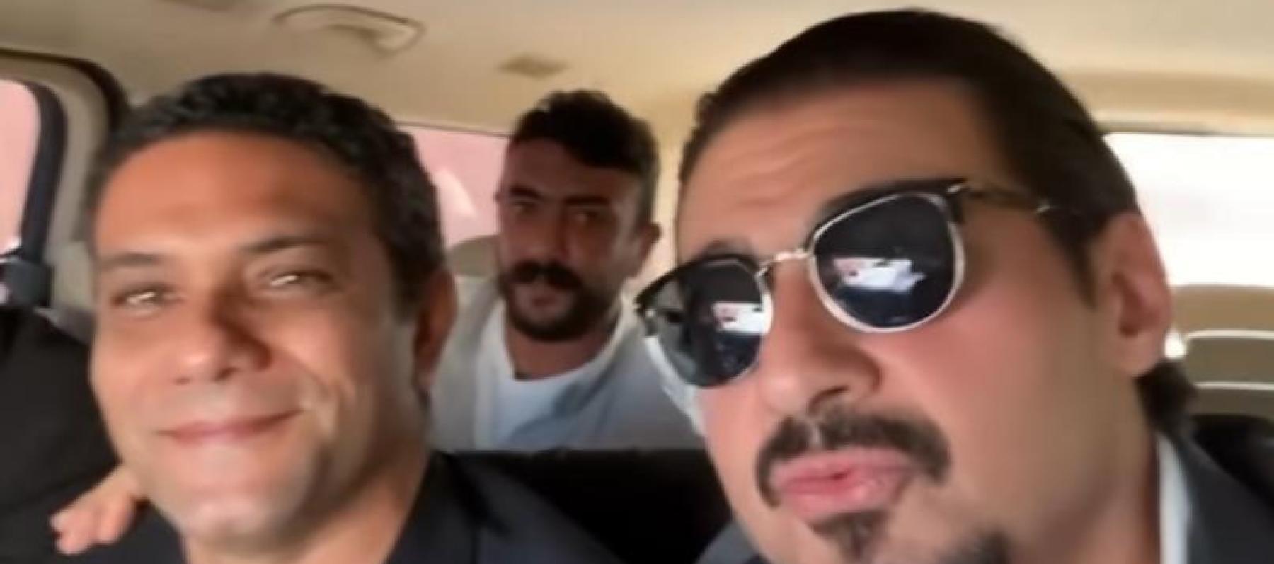 ياسر جلال وآسر ياسين وأحمد العوضي