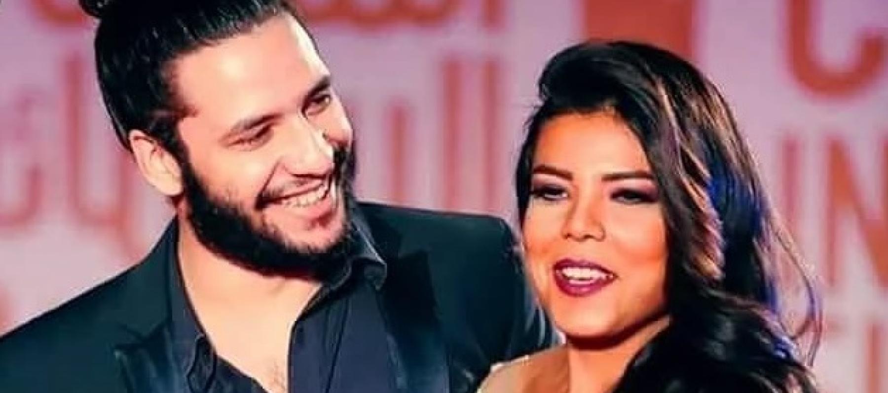  ناهد السباعي تدعم شقيقها محمد وزوجته آية سماحة