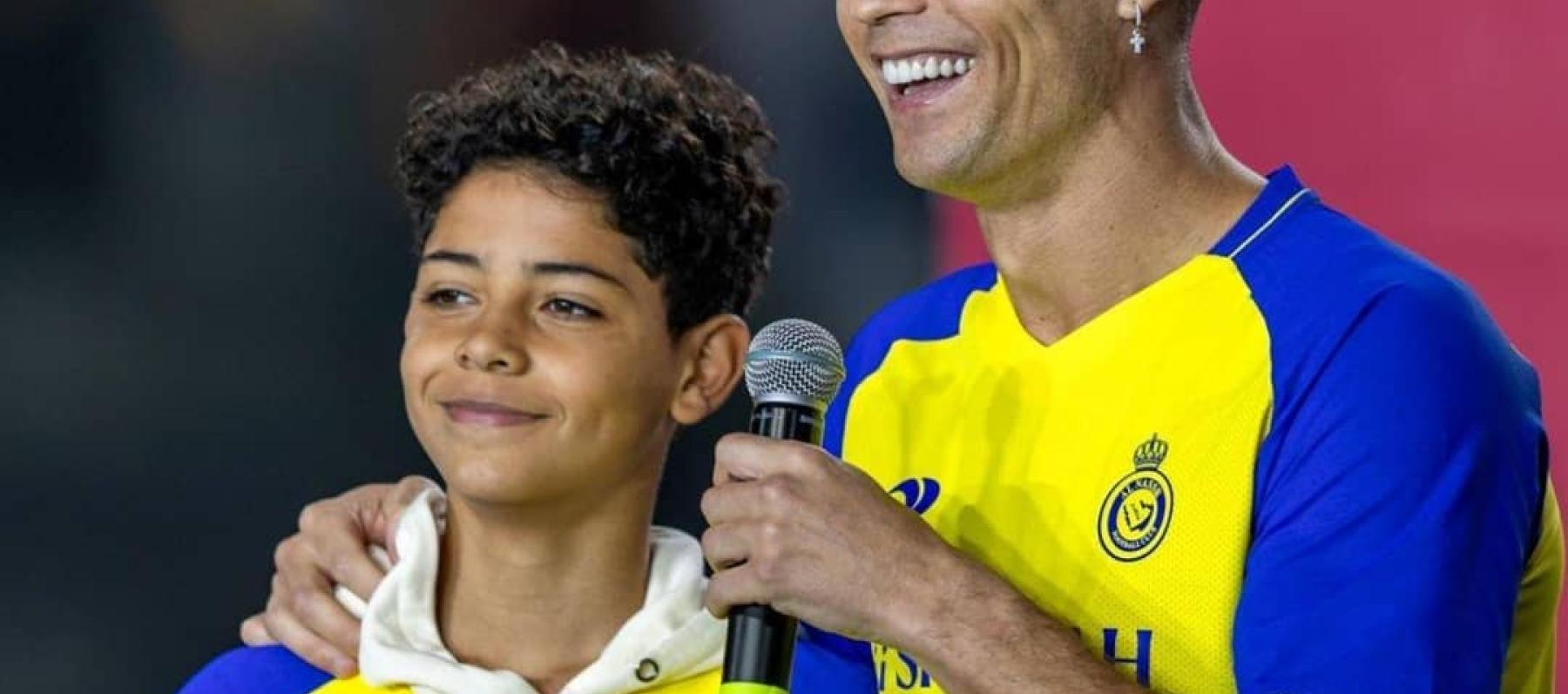  كريستيانو رونالدو - Cristiano Ronaldo مع ابنه  كريستيانو رونالدو جونيور 