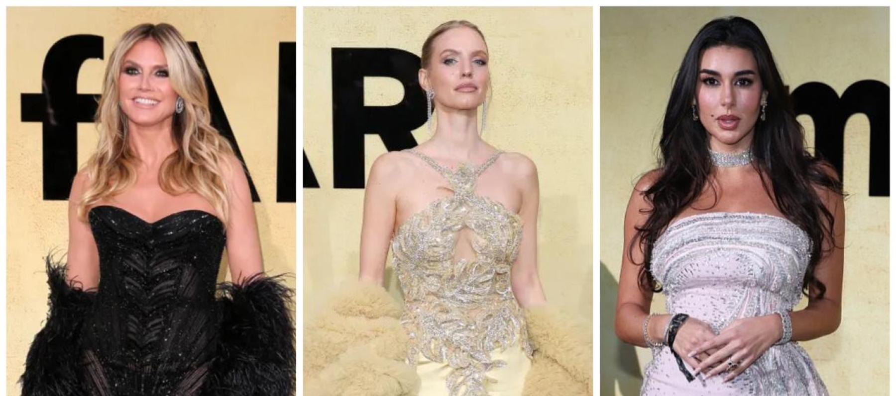 من ياسمين الى هيدي كلوم إطلالات النجمات في amfAR 2025 بتوقيع عالمي 