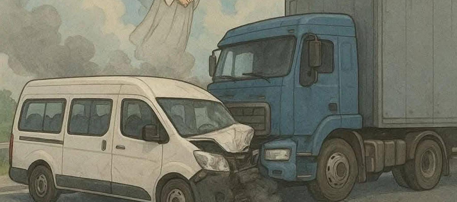 صورة تخيلية لحادث الطريق الإقليمي