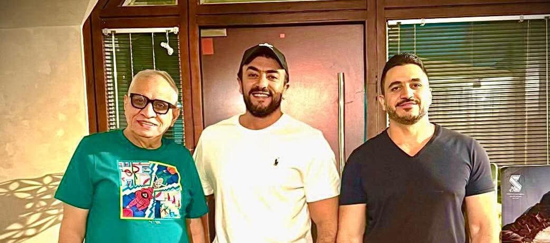 أحمد العوضي وأحمد وكريم السبكي