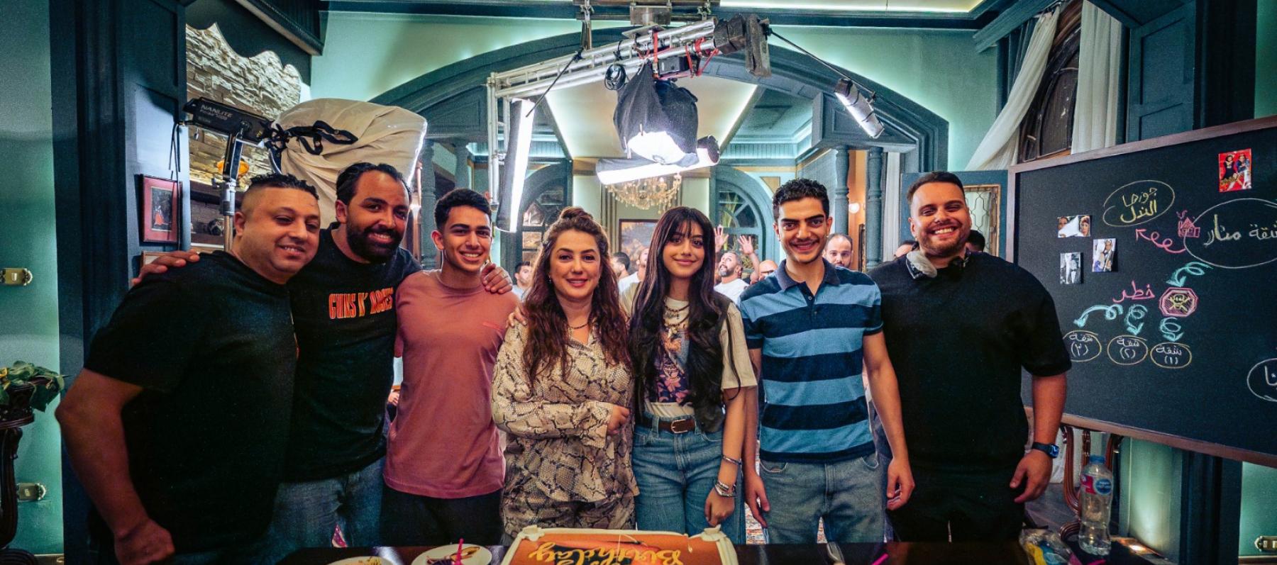 عيد ميلاد ياسمينا العبد بكواليس مسلسل ابن النصابة