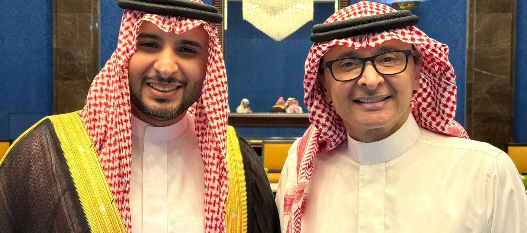 عبدالمجيد عبدالله وإبنه عبدالله