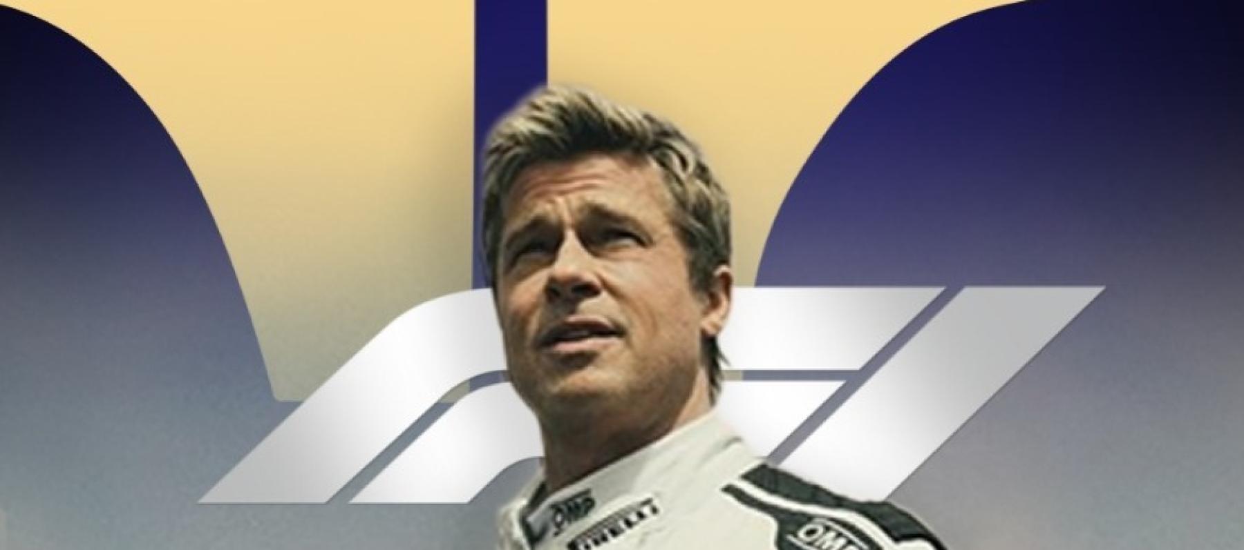 صورة براد بيت من بوستر فيلم f1 THE MOVIE