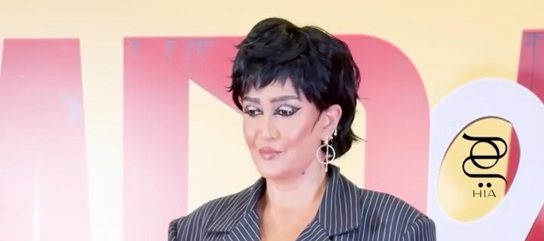 غادة عبد الرازق بإطلالة مستوحاة من الطابع الذكوري بتوقيع  Kojak Studio