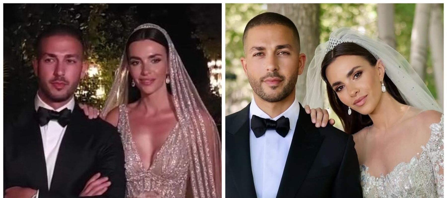 فساتين زفاف زين قطامي في يوم زفافها 
