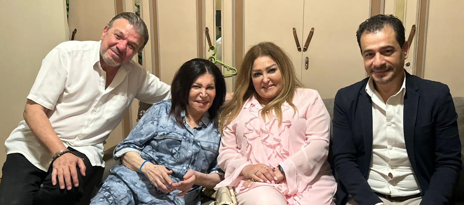 زيارة نقابة المهن التمثيلية لنجوى فؤاد