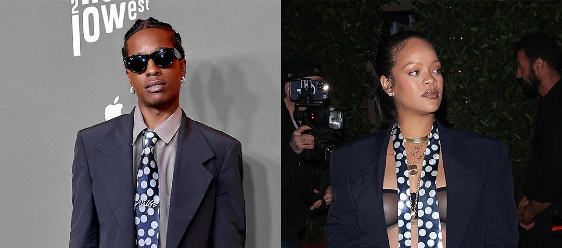 A$AP Rocky  يختار بدلة سبق أن ارتدتها ريهانا