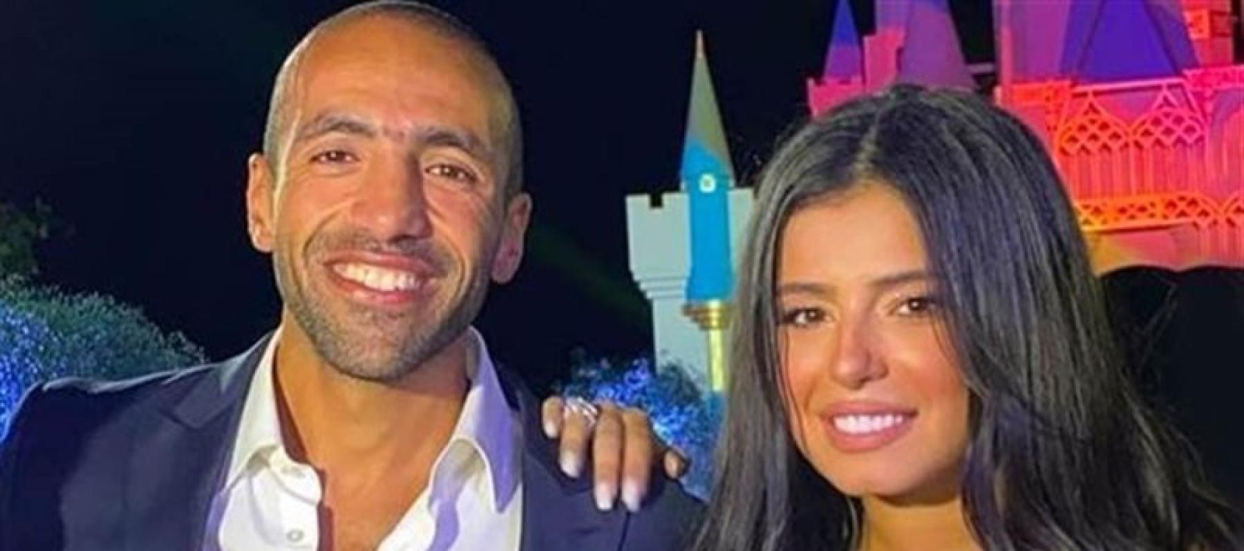 مريم عامر منيب وخطيبها الراحل