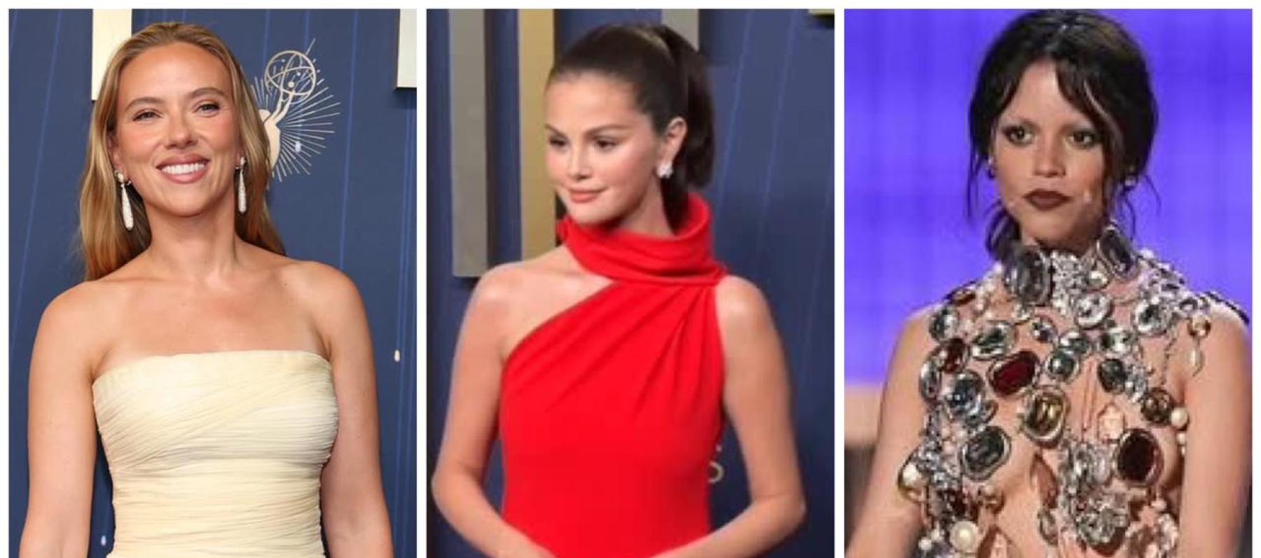 إطلالات سكارليت جوهانسون، سيلينا غوميز وجينا أورتيغا وغيرهن..  فيEmmy Awards  