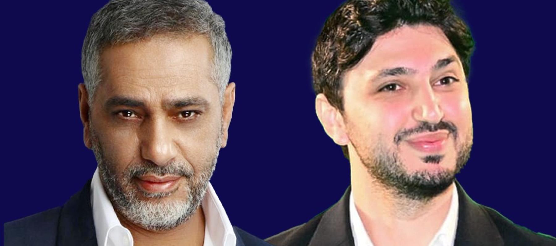 محمد شاكر مع والده فضل - صورة معدلة