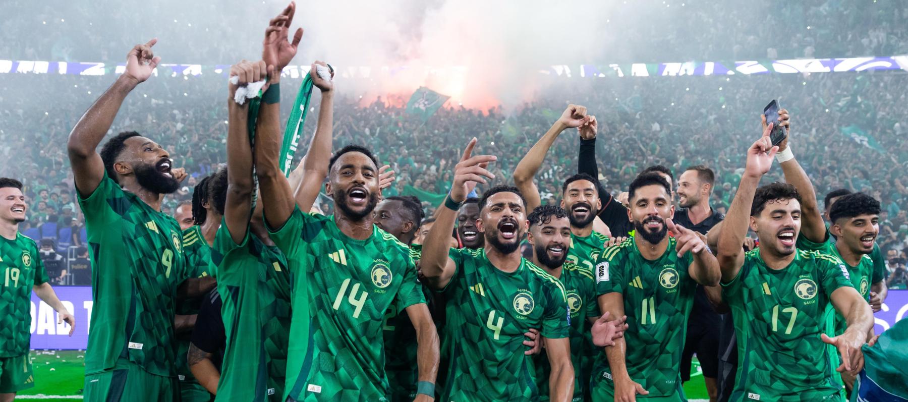 المنتخب السعودي - صورة من الحساب الرسمي لمنتخبات كرة القدم السعودية