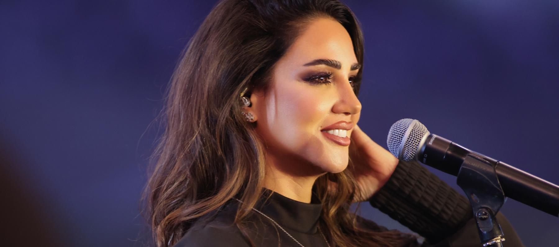 ديانا حداد في حفل بنغازي في ليبيا