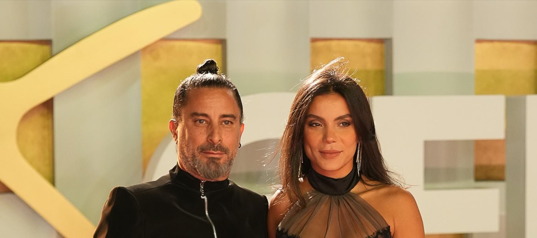 هادي الباجوري وزوجته بأول ظهور من الجونة