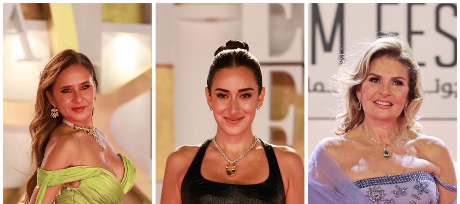 أمينة خليل يسرا.. أبرز إطلالات النجمات في افتتاح مهرجان الجونة السينمائي 2025
