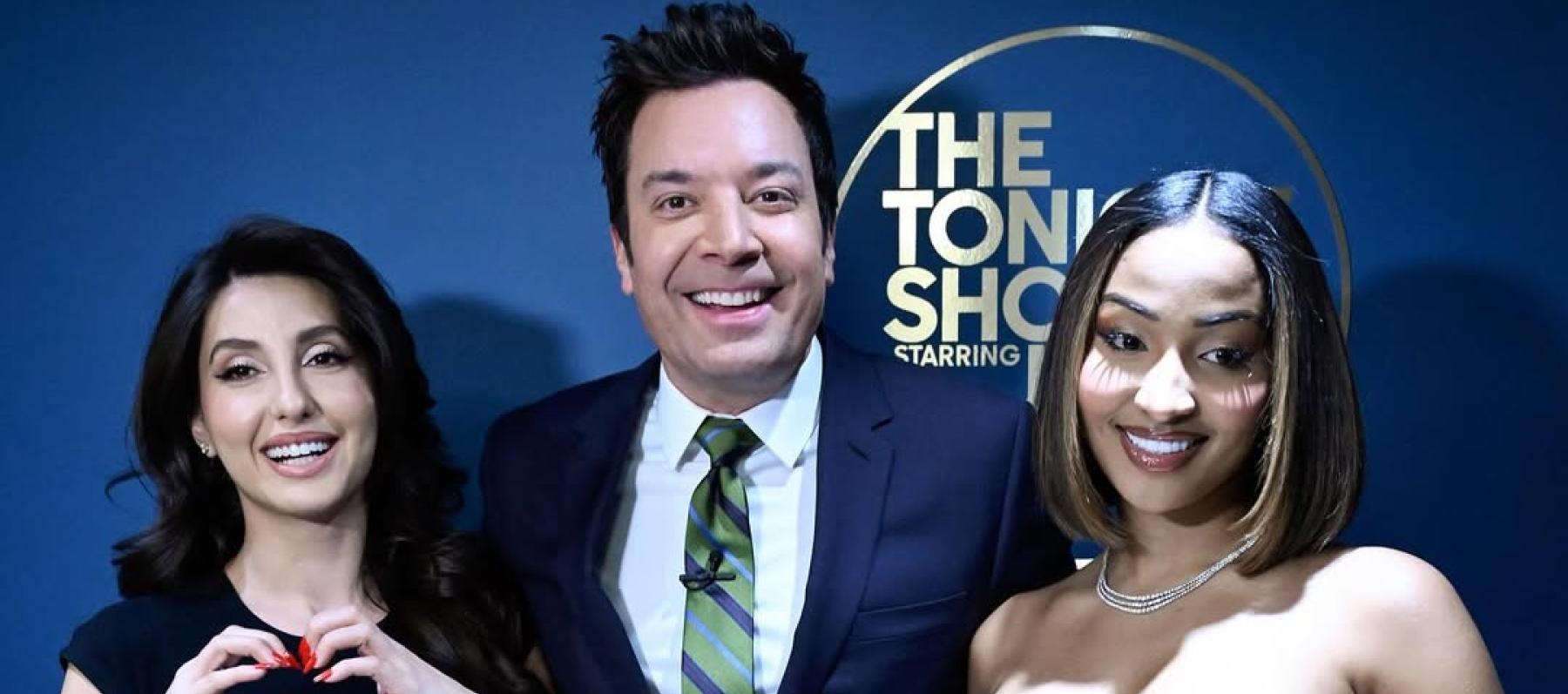 نورا فتحي Nora Fatehi - جيمي فالون Jimmy Fallon  - شينسيا Shenseea 