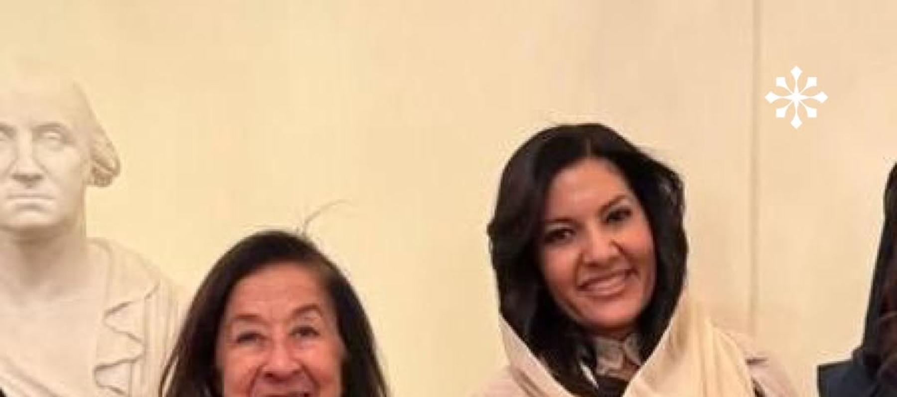 الأميرة ريما بثوب بهوية سعودية من دار الهنوف