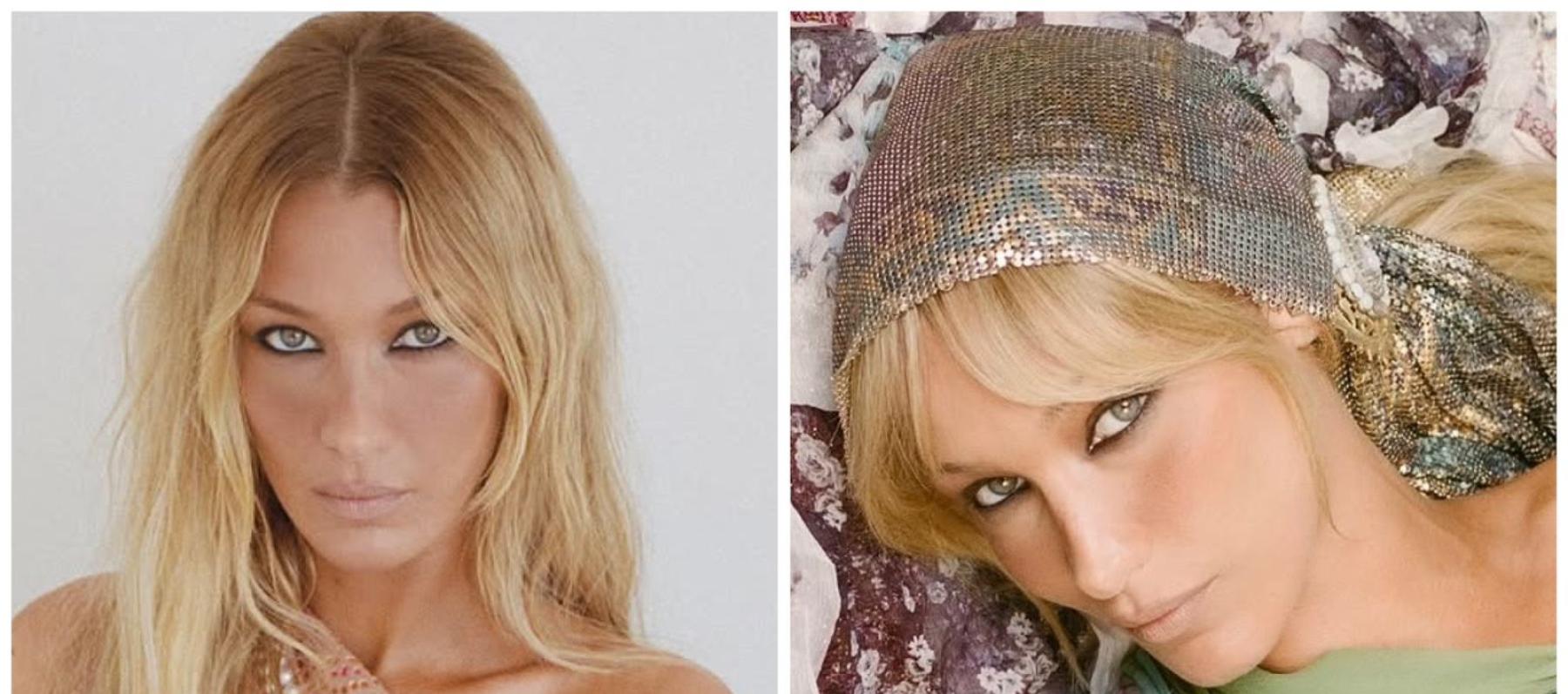 إطلالات بيلا حديد بتدرجات باستيلية بتوقيع Hushidar Mortezaie - الصور من انستغرام  Dazed بعدسة Yasmine Diba