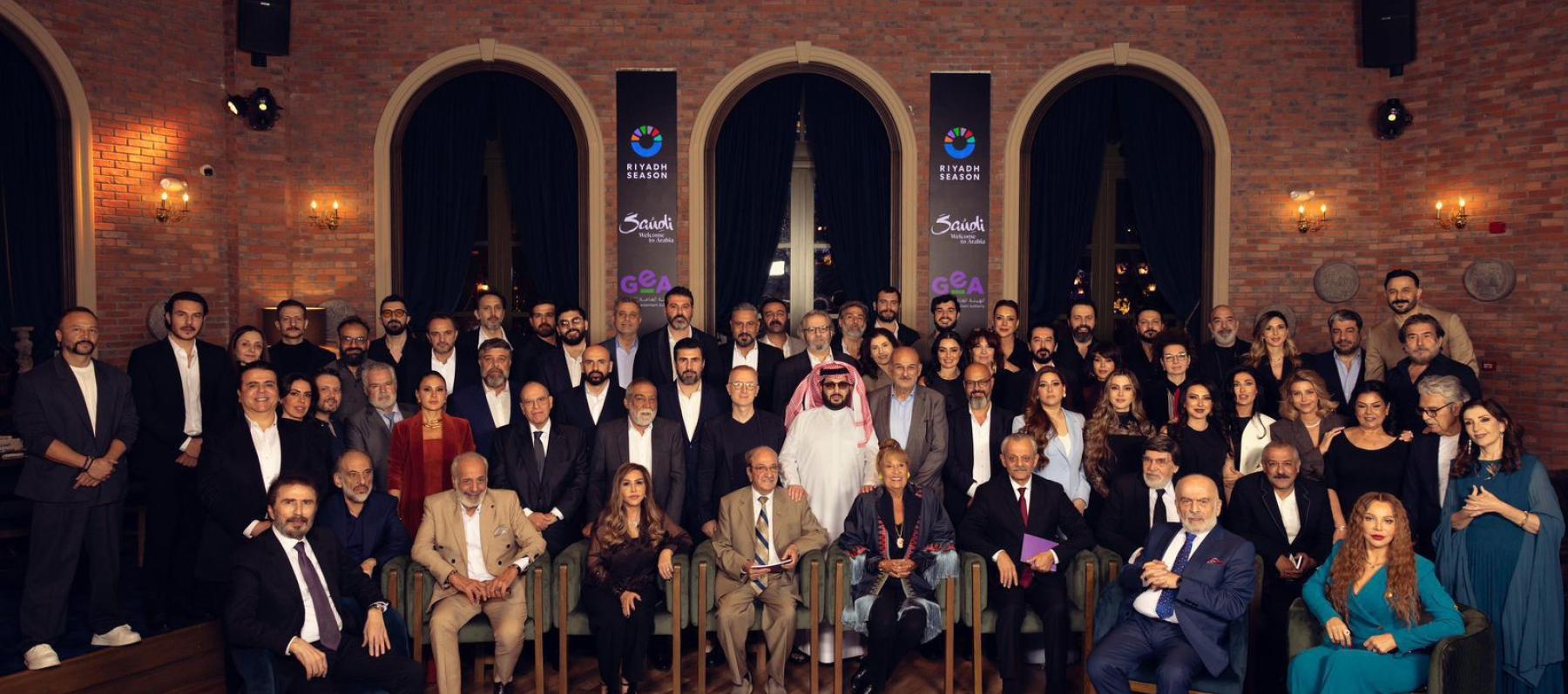 معالي المستشار تركي آل الشيخ وسط نجوم سوريا