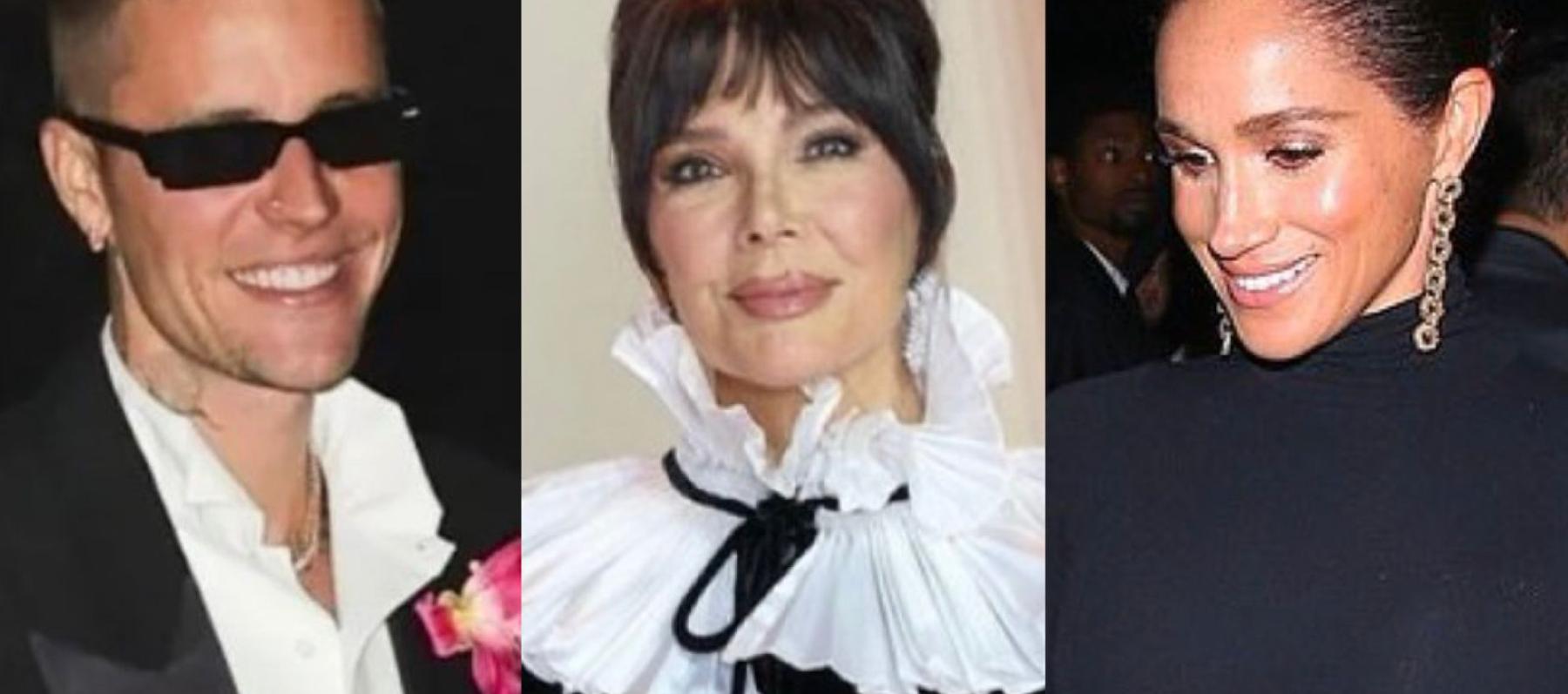 ميغان ماركل وكريس جينر وجاستن بيبر - إكس