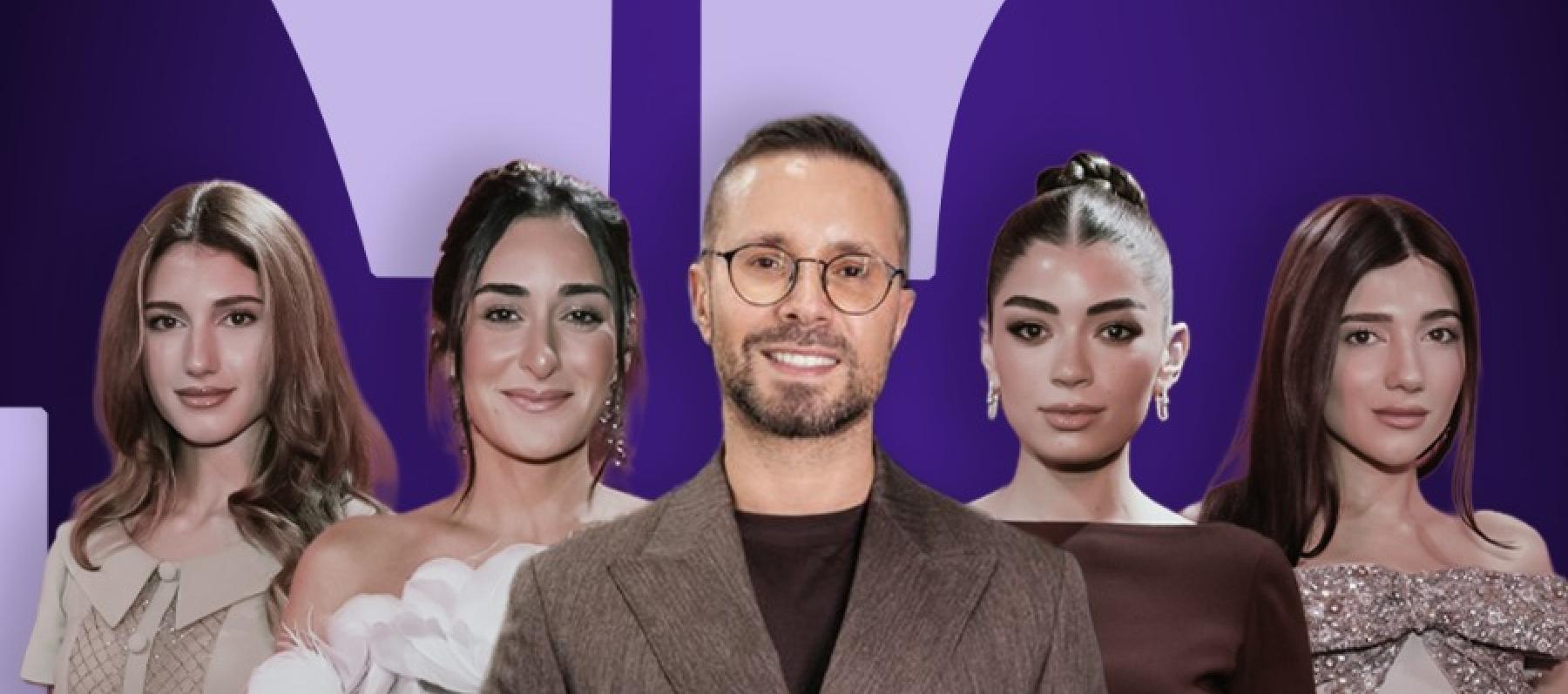 المشاهير ونجمات السوشال ميديا  في عرض رامي قاضي بدبي