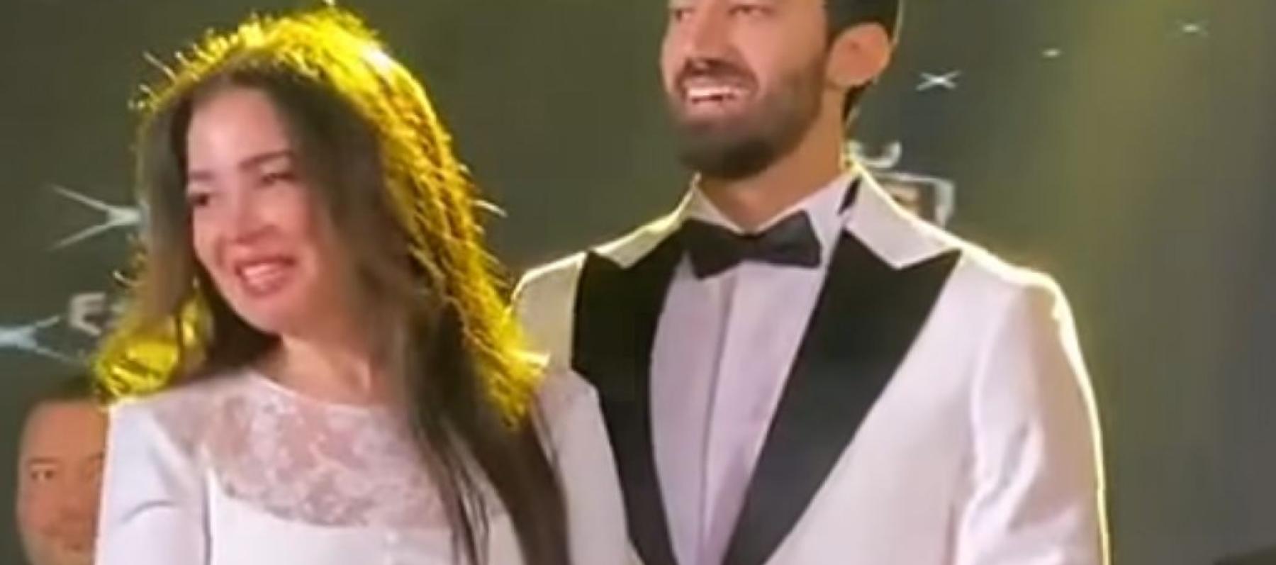 مي عز الدين وزوجها أحمد تيمور