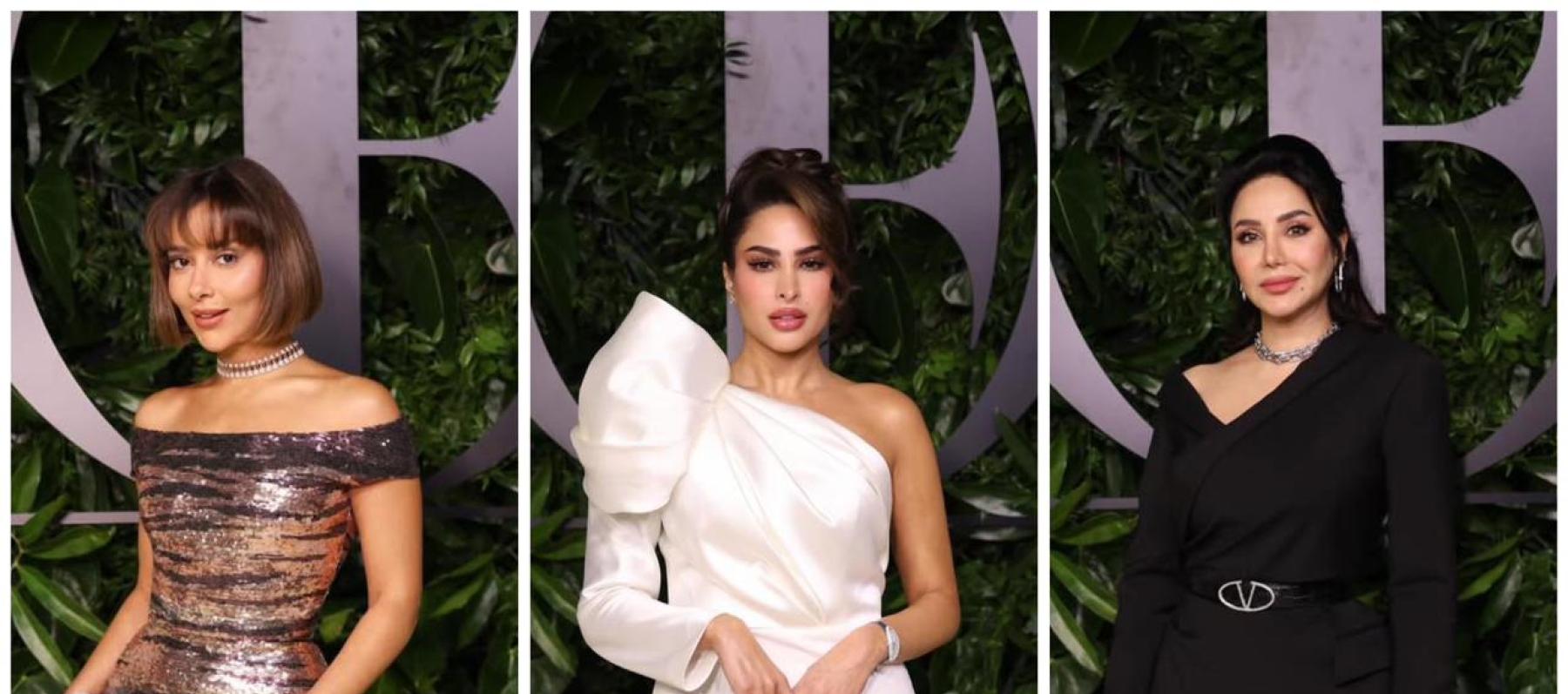 إطلالات النجمات والمؤثرات العربيات في حفل Oud Fashion Talks 