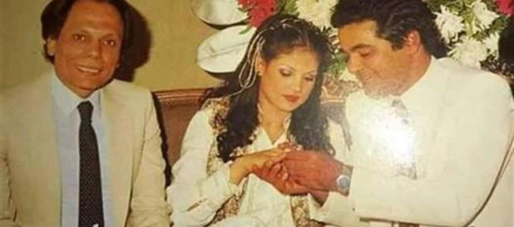 عادل إمام وشقيقته وزوجها مصطفى متولي