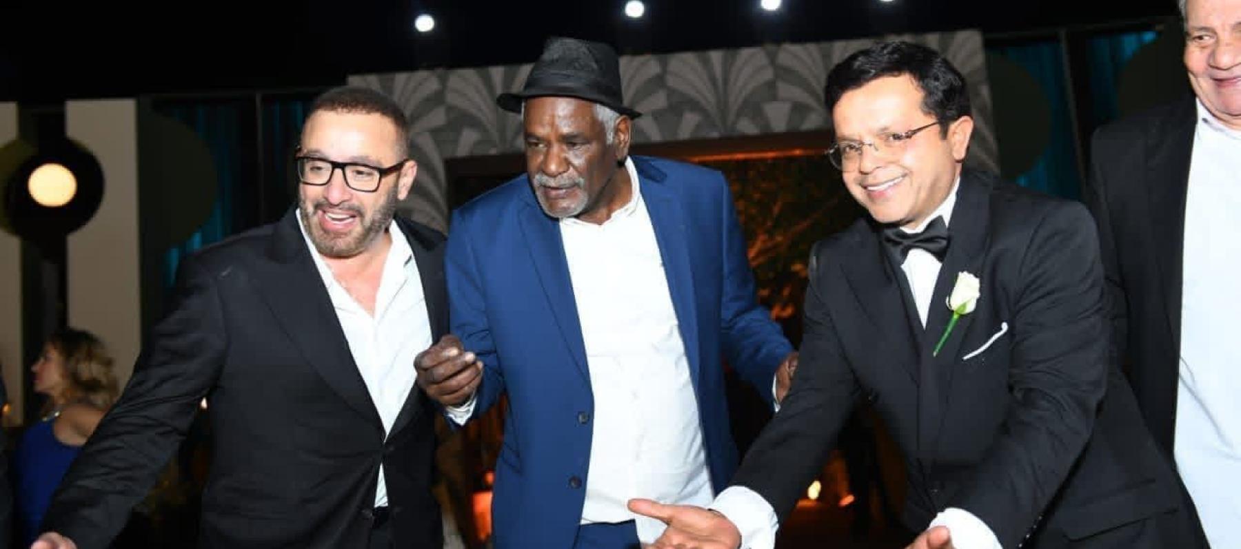 محمد هنيدي يحتفل بحفل زفاف ابنته