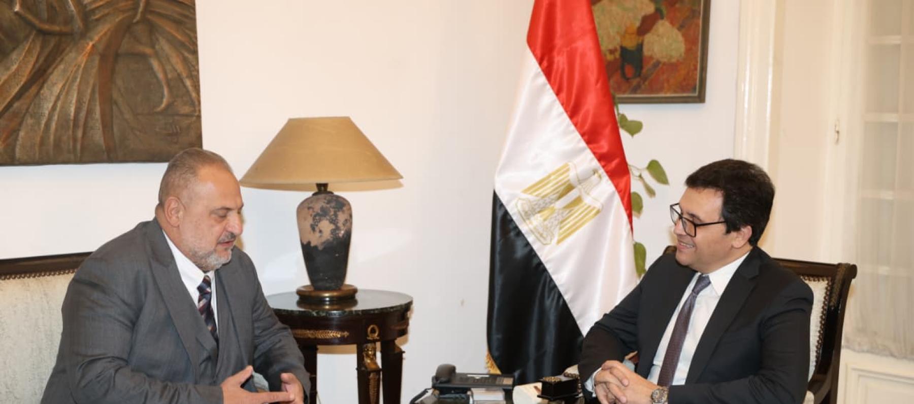 خالد الصاوي يلتقي بوزير الثقافة