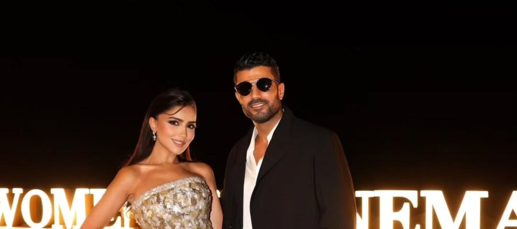 مي عمر و محمد سامي - صورة من انستقرام