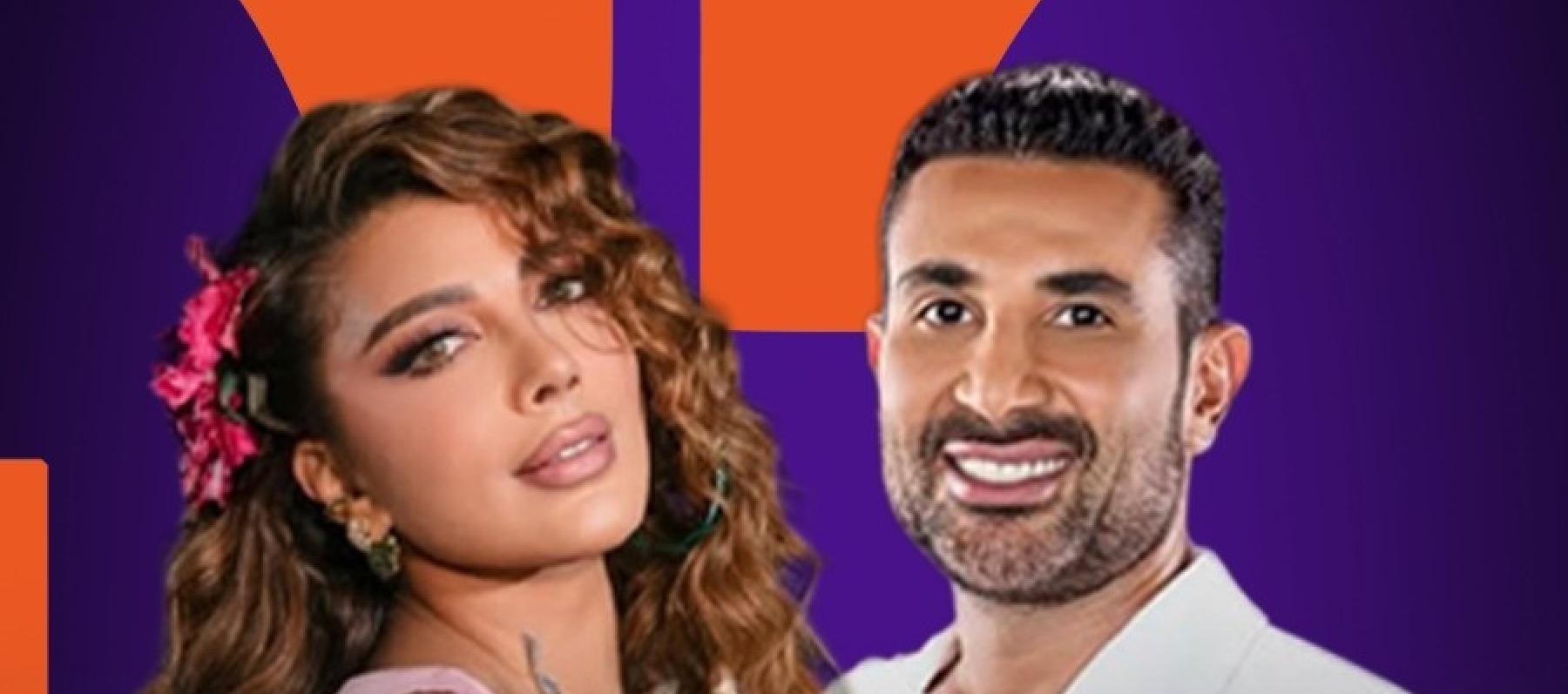 أحمد سعد وأصالة من حفل ستارز أون بورد