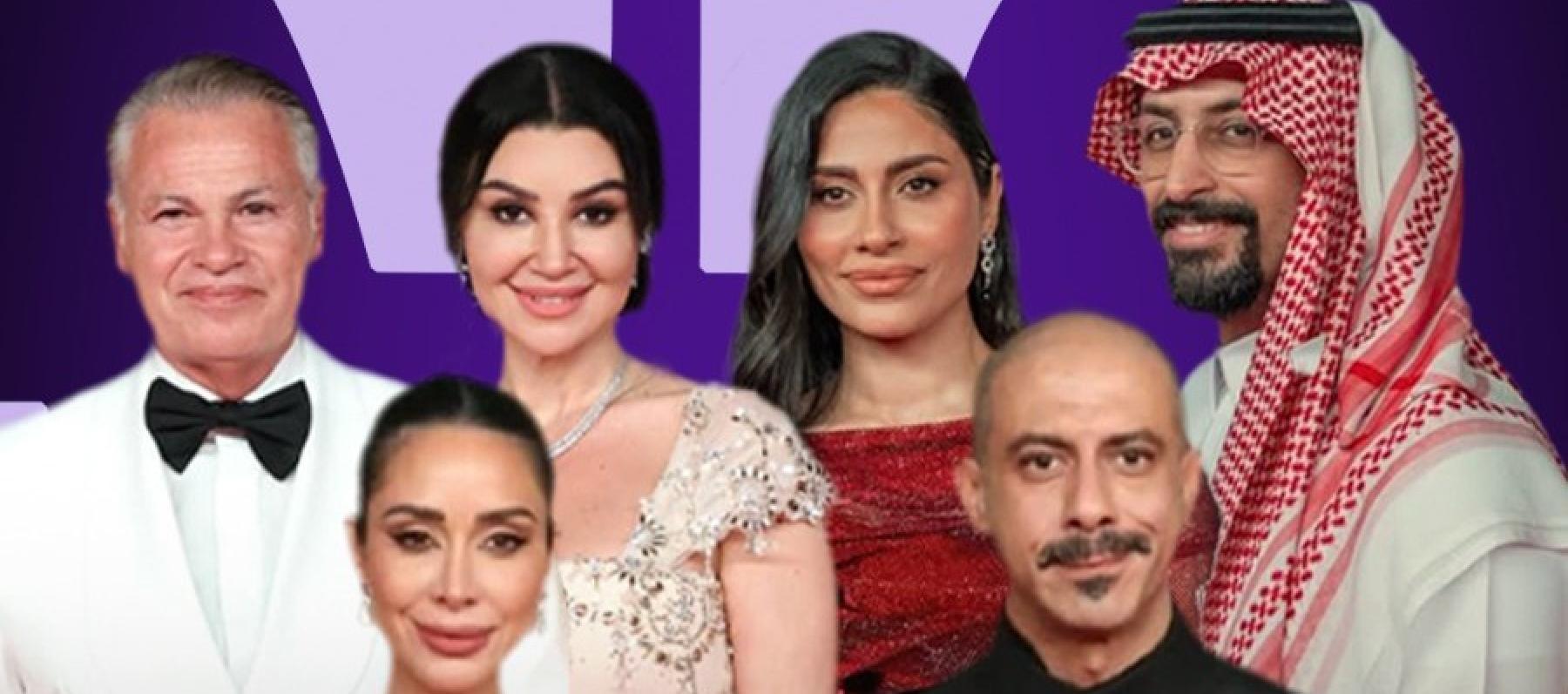 خالد صقر وإلهام علي أروى جودة وزوجها بسنت وفراج