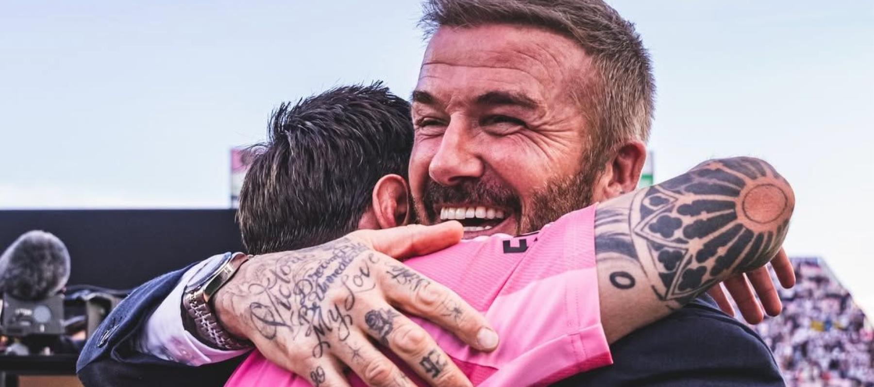 ديفيد بيكهام وليونيل ميسي - إنستغرام