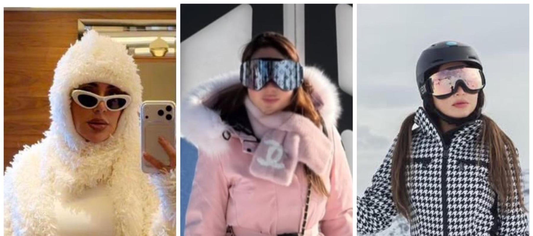 إطلالات مؤثرات الموضة على الثلج: نهى نبيل وهدى قطان