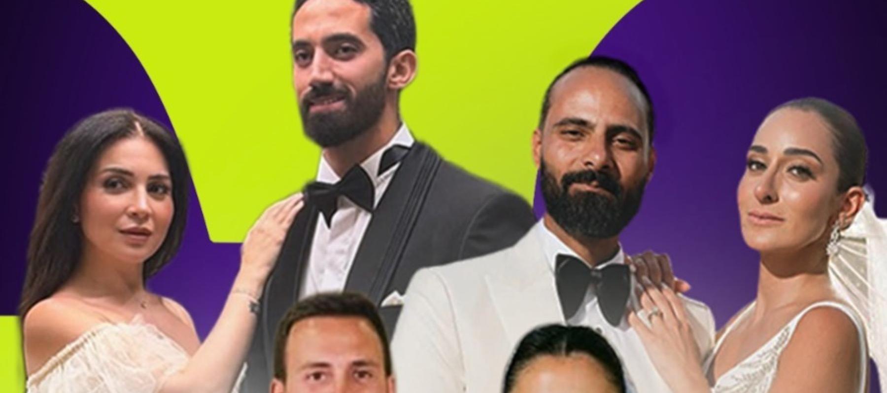 نجوم توجوا قصص حبهم بالزواج بال 2025  