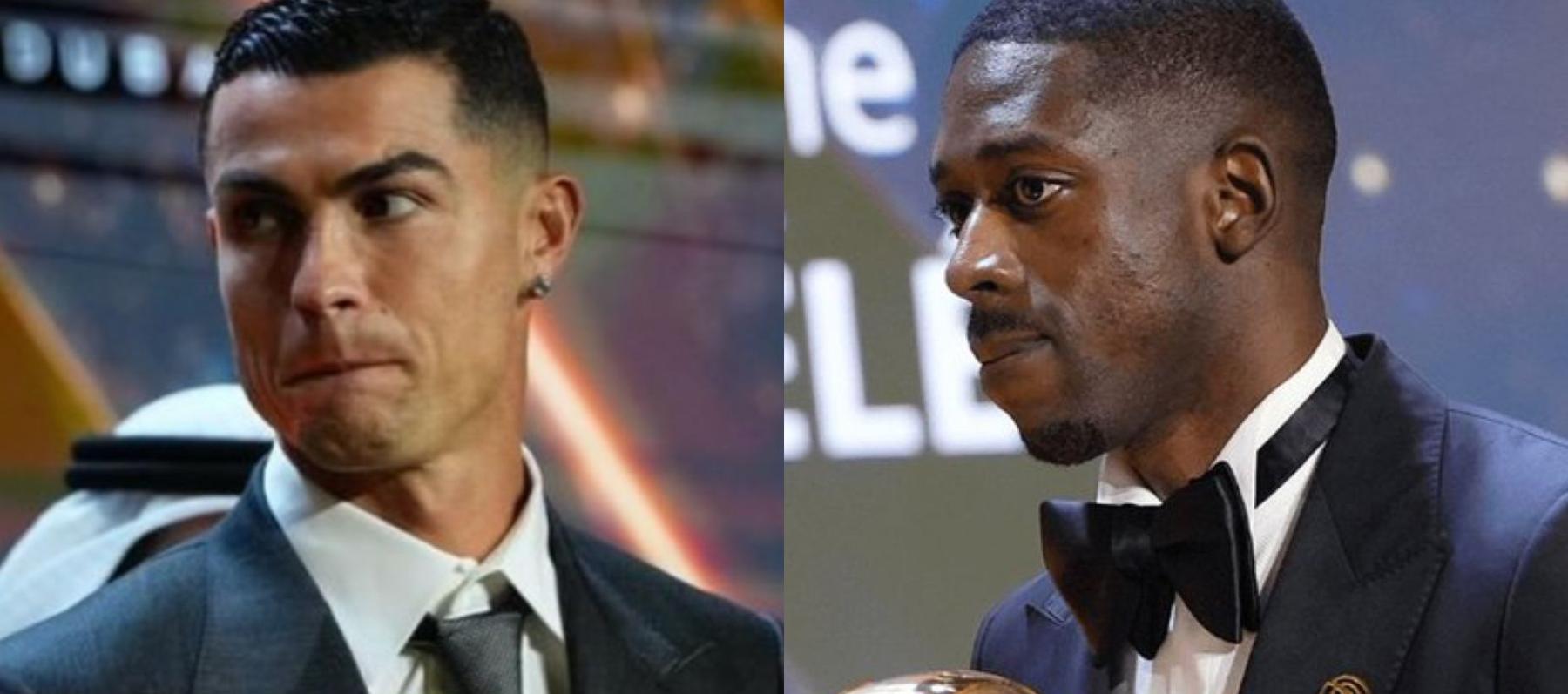 عثمان ديمبيلي وكريستيانو رونالدو 