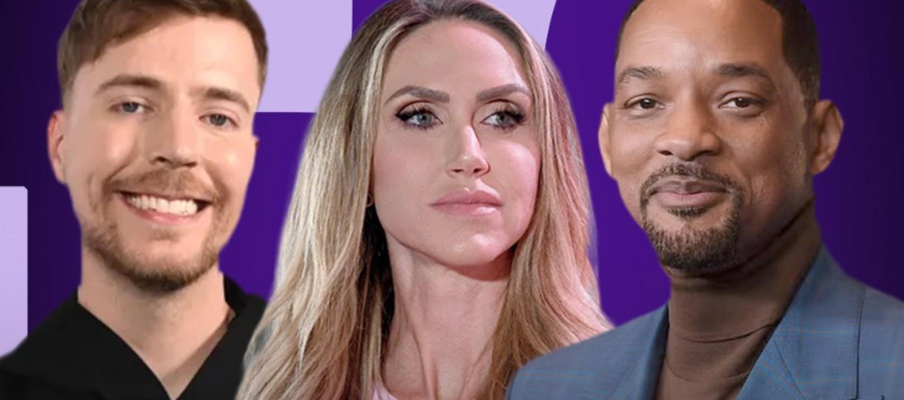  Mr beast و will smith و Lara trump ضيوف قمة المليار متابع  