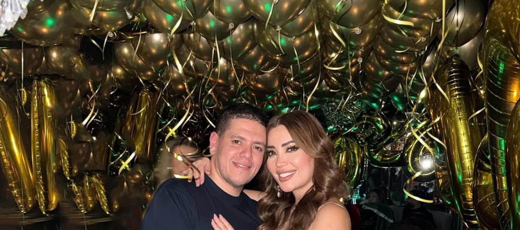 نسرين طافش وزوجها